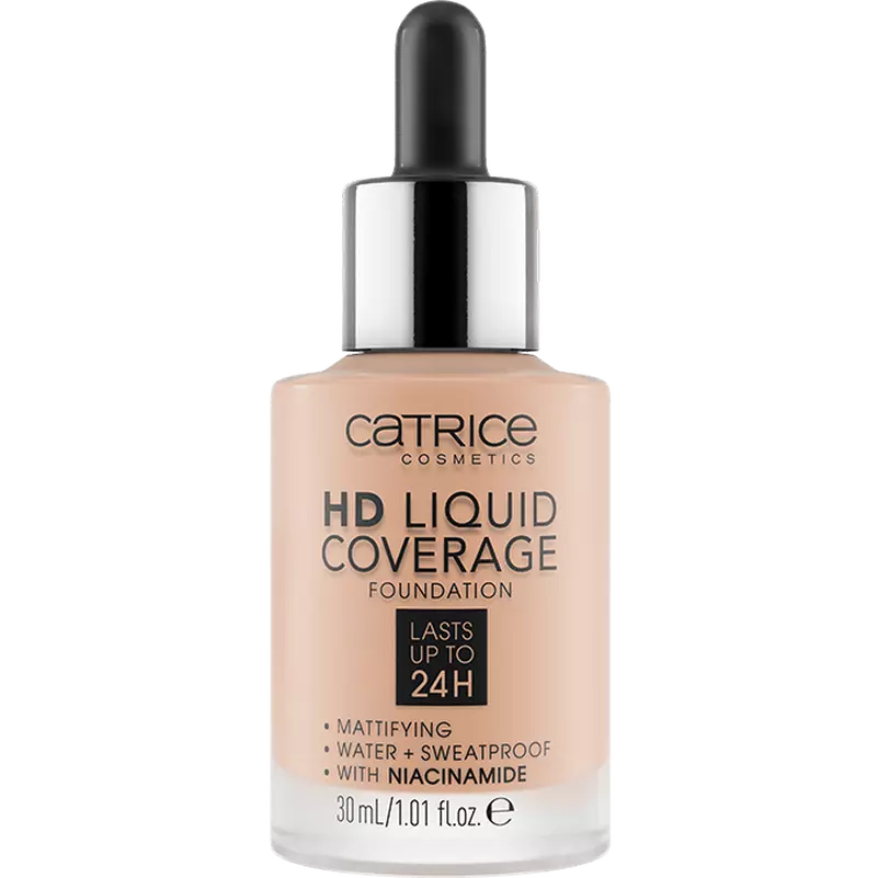 Catrice HD Liquid Coverage Fondotinta Viso Effetto Opacizzante 020 Rose Beige