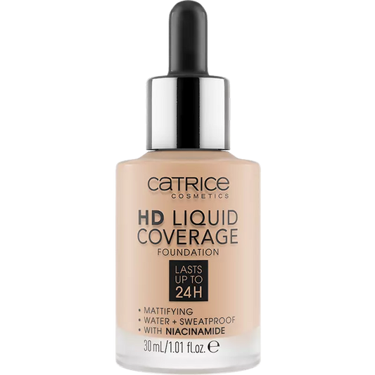 Catrice HD Liquid Coverage Fondotinta Viso Effetto Opacizzante 030 Sand Beige