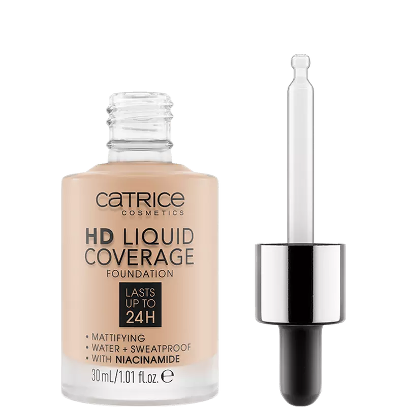 Catrice HD Liquid Coverage Fondotinta Viso Effetto Opacizzante 030 Sand Beige