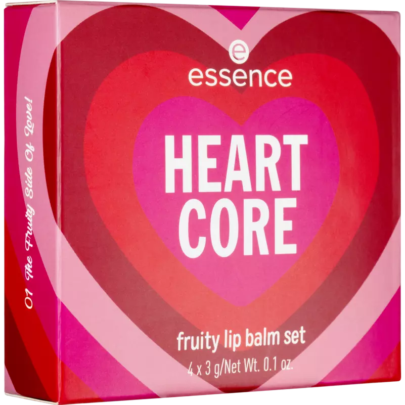 Essence Heart Core balsamo labbra fruttato set