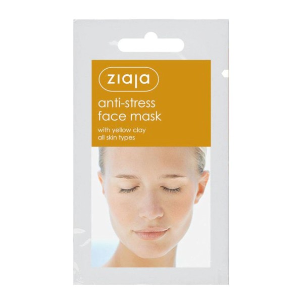 Ziaja Yellow Clay maschera viso antistress all'argilla gialla