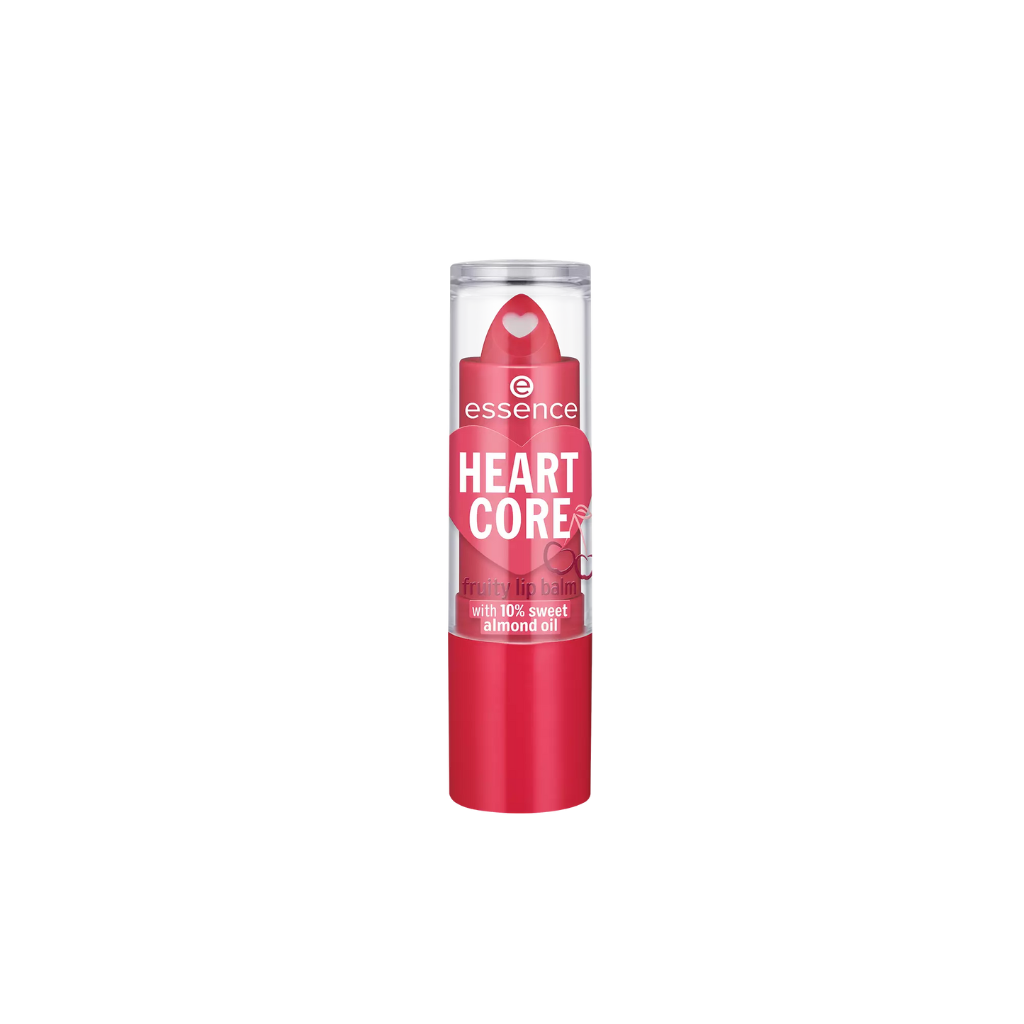 Essence HEART CORE fruity lip balm 01 crazy cherry 