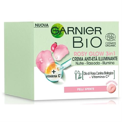 GARNIER FACE ORGANIC PINK 50 ML. ANTI-AGING LIGHTS UP 