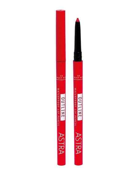 Astra Outline Lipliner Pencil - 05 Must Red 