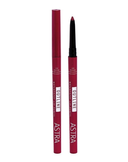 Astra Outline Lipliner pencil - 08 Royal Burgundy 